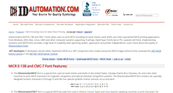 Desktop Screenshot of micrencodingfonts.com